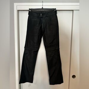 Bates Black Flare Wide Leg Jeans